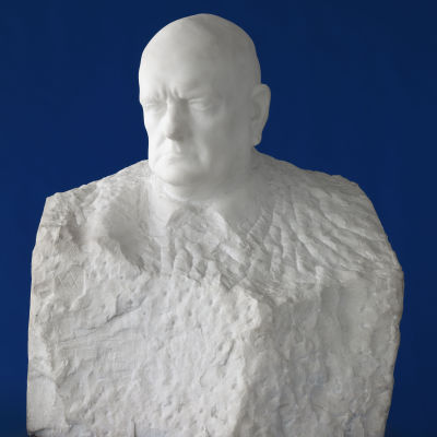 Wäinö Aaltonen: Jean Sibelius, 1935. Konstmuseet Ateneum, Antells samlingar.
