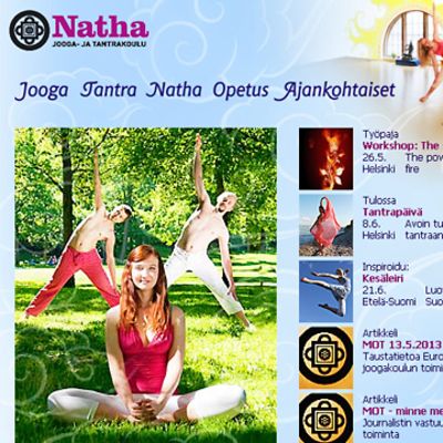 Natha-skolans webbplats.