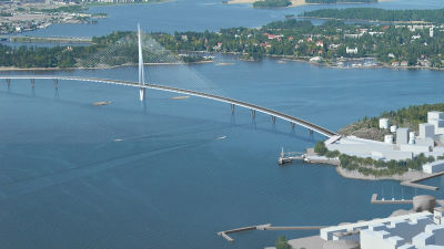Bro över Kronbergsfjärden (modell)