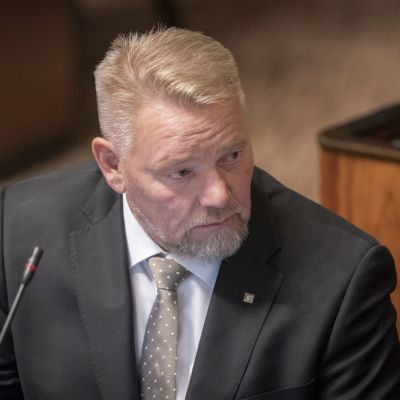 Jukka Mäkynen eduskunnassa 23.10.2019