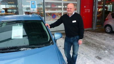 Bilförsäljare Jens Wistbacka