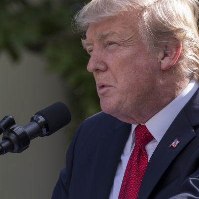 Donald Trump i Washington den 26 juni 2017