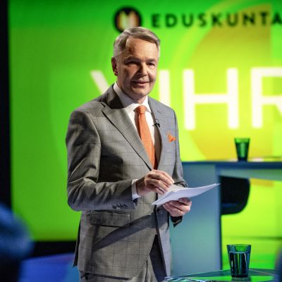 Pekka Haavisto puoluejohtajien vaalitentissä 21.03.2019 Yle Studio 2 eduskuntavaalit  2019.