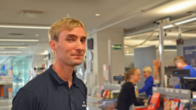 John Simolinna på huvudposten.