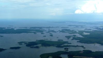 Kvarkens världsnaturarv sett från luften