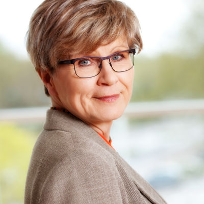 Monica Avellan, ordförande för Finlands Svenska Gymnastikförbund.