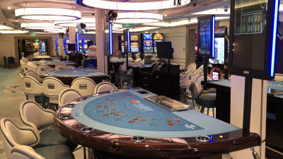 Bild av casinot på kryssningsfartyget Costa Toscana. 