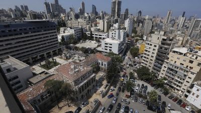 Vy över Beirut