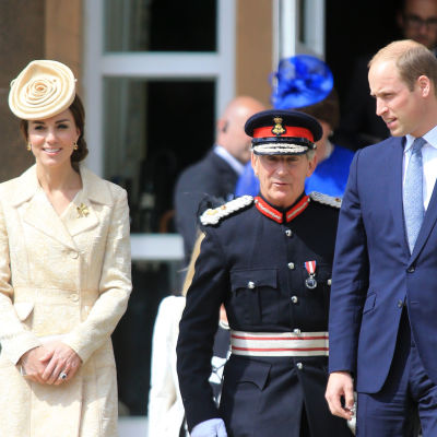 Hertiginnan av Cambridge och prins William i Nordirland 14.6.2016