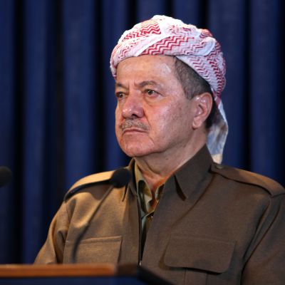 Irakiska Kurdistans president Massoud Barzani.