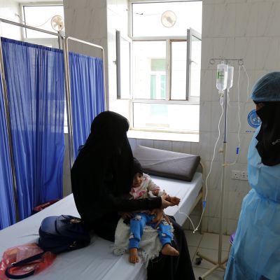 Klinik i Sanaa, Jemen 9.9.2019