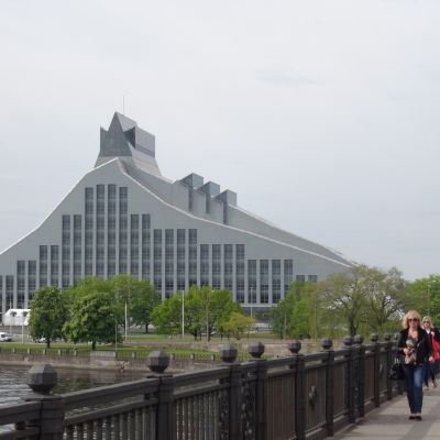 Lettlands nationalbibliotek i Riga