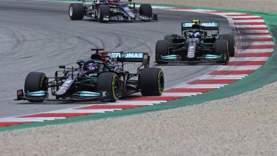 Valtteri Bottas, Lewis Hamilton, Itävallan GP 4.7.2021