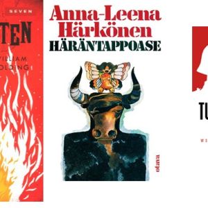 Tavallisia koulussa luettavia kirjoja.