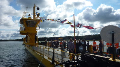 Kivimofärjan invigdes 31.8.2011