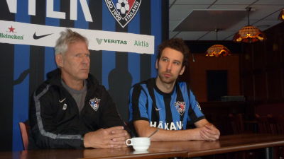 Job Dragtsma och Tamas Gruborovics, FC Inter januari 2013