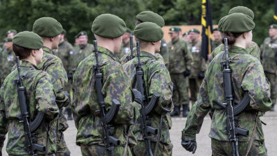 Militärparad.