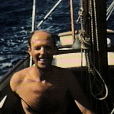 Göran Schildt purjehtii Daphnella (1950-luku).