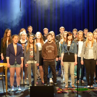 Övningar inför Lypa Cabaré 2013
