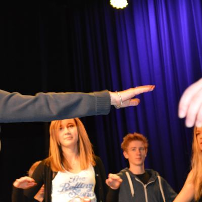 Övningar inför Lypa Cabaré 2013