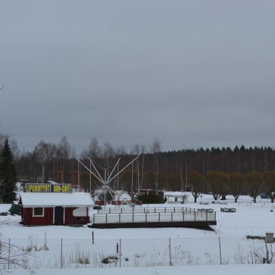 Visulahden matkailukeskus talvella