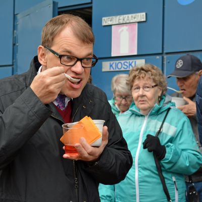 Pääministeri Juha Sipilällekin maistui vimpeliläinen keitos