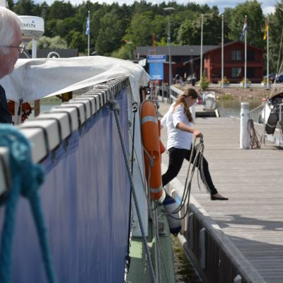 Båten till Svartholm.