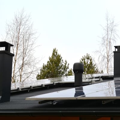 solpanler på tak