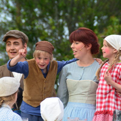 Alfred, Emil, Lina och Ida i Emil i Lönneberga.