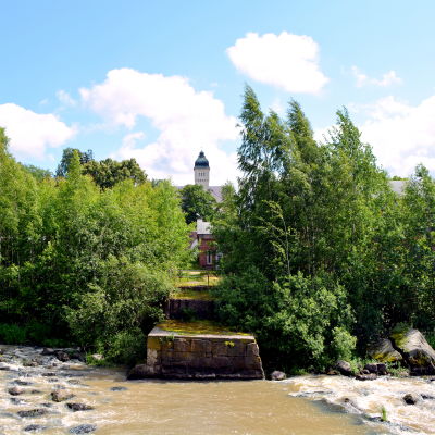 Utsikt över Forsby gård