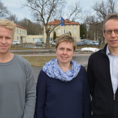 Tobias Björklund, Ann-Margareth Österås och Mats Nurmio.