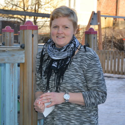 Suzy Björkman jobbar på Gustavsborgs daghem