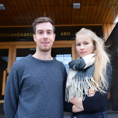 Daniel Haglund och Fanny Wikström.