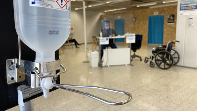 Kuvassa Soiten rokotuskeskus Kokkolassa