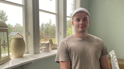 Ville Lundström på Norrkulla gård i Sibbo