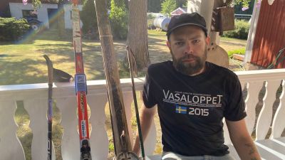 Lukas Lindberg från Box i Sibbo som ska delta i jubileums-Vasa-loppet 2022