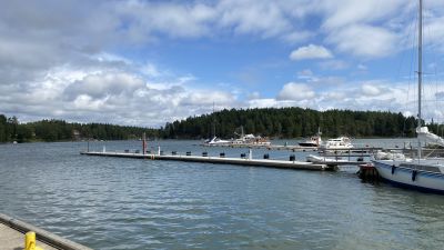 Bränslebryggan i Barösund har byggts ut.