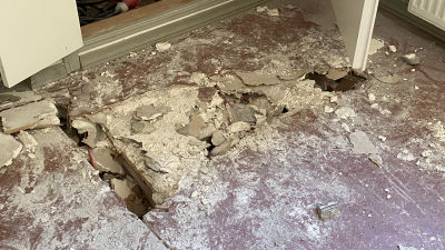 Brandskada vid folkets hus i Hammars i Borgå 26.07.21