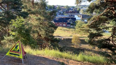 Renovering av erosionsskador vid Borgbacken i Borgå 2021