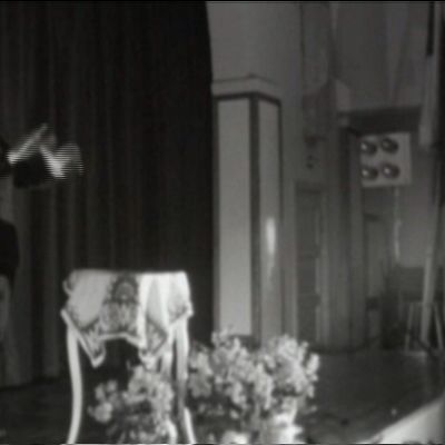 Esko Sänkiniemi mustavalkokuvassa vuonna 1958.