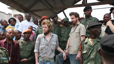 Tjostolv Moland och Joshua French i Kongo-Kinshasa