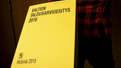 Förslaget till statsbudget för 2016