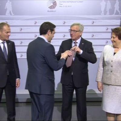 Juncker Riian huippukokouksessa 2015