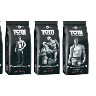 Tom of Finland -kahvipaketteja