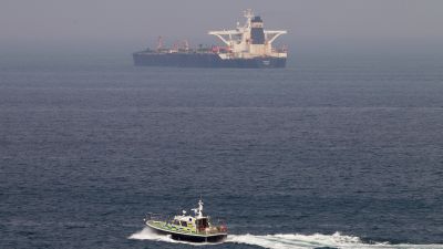 Iranskägda Grace 1 beslagtogs av Storbritannien utanför Gibraltar.