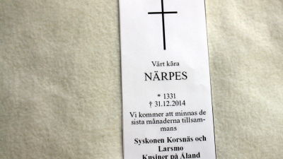 Dödsruna över Närpes
