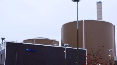 Hästholmens kärnkraftverk.