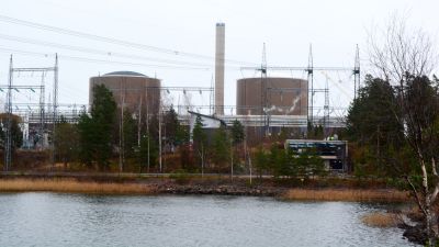 Hästholmens kärnkraftverk.