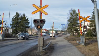 Plankorsning över järnväg