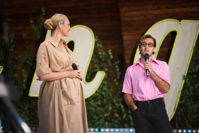 Sanna Nielsen och Benjamin Ingrosso på Sollidenscenen